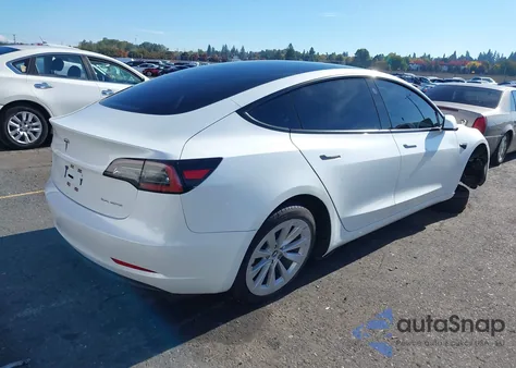 2022 Tesla Model 3 Long Range Dual Motor All-Wheel Drive from USA, damaged, VIN 5YJ3E1EB5NF143565